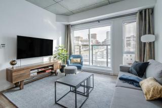1CH - Rooftop pool - Kitchen - Smart TV - Gym - 750m QC - Quebec City - 0