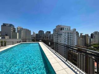 LK1005 Espaçoso Apartamento Com Vista da Vibrante Rua Augusta - São Paulo - 2