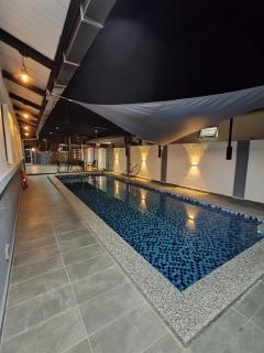 Melaka privatepool bungalow BBQWIFI krubong - Malakka - 9