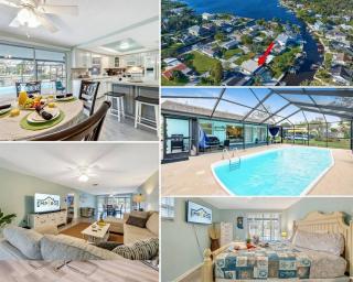 Cozy Oasis Screened Pool, Picturesque Canal Views! - 0