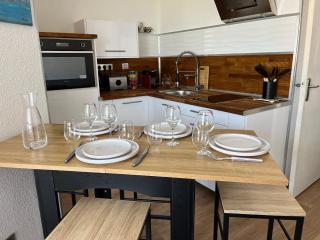 Studio cabine cosy avec parking à Gruissan, 4 pers., proche port et commerces - FR-1-796-80 - Gruissan - 0