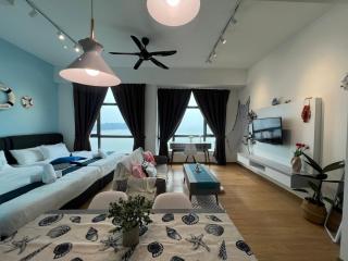 OceanBay2 Seaview 6PAX Studio Netflix A-18-12 - Kuantan - 6