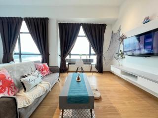 OceanBay2 Seaview 6PAX Studio Netflix A-18-12 - Kuantan - 1