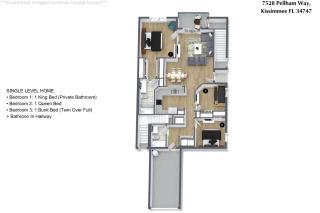 3 Bedrooms 2 Bathrooms Oakwater Resort 7528 Pw - 9