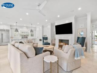 Newly Designed Custom Seaside Home with 6 Bedrooms Next to Adult Pool Fitness Center home - Santa Rosa Beach - 0