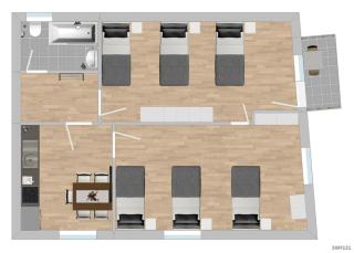 SWF121 - Gemütliche Monteurwohnung Übergangswohnung - Schwarzenfeld - 1