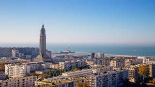 Terrasse vue imprenable mer, appartement 65m2 chic, quartier calme Le Havre, capacité 2 personnes ou famille 3 personnes,1 chambre, baignoire - 4