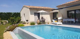 Villa moderne avec jacuzzi, piscine et vue - Séguret - 2