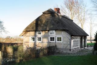 Urgemütliche Reetdachkate mit großem Kamin und Sauna - Pommerby - 4