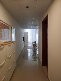 Modern Studio Oasis - Skyline Views, Private Balcony & Workspace - Ajman - 2