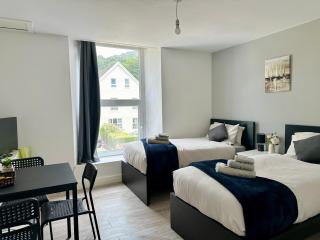 Cosy Modern 1 Bedroom Apartment - Neath Road Port Talbot Near Briton Ferry Train Station - Briton Ferry - 0