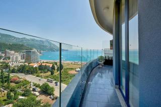 Люкс апартаменты в Бечичи, Skyline Resort, первая линии моря, две спальни - Bečići - 2