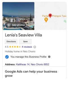 Lenia's Sea View Villa - Neo Chorio - 9