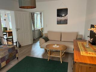 FeWo Brauel am Nordpfad Zevener Geest - Ruhige, moderne 2 Zimmer Wohnung, Ladestation, Parkplatz, Wlan, Garten - 4