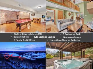 mountain cabin in Lake harmony - walk or drive to BB SKI and Lake, JACK FROST Ski mts with POOL, BEACH, LINENS, TOWELS, HOTTUB, GAMES, GRILL - Lake Harmony - 9