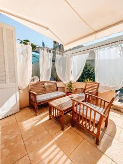 Rêve D'azur en bord de mer, studio avec piscine partagée, parking Barbecue, draps inclus à la Nartelle - Sainte-Maxime - 2