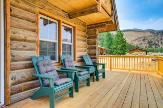 Riverfront Montana Log Cabin with Mountain Views! - Melrose - 9