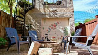 The Banksy 4 bedroom King bed - Firepit Rooftop near United Center - Chicago - 0