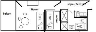 Résidence Le France - Studio 3/4 pers - LE FRANCE - PLAGNE CENTRE MAE-1784 - Aime-la-Plagne - 7