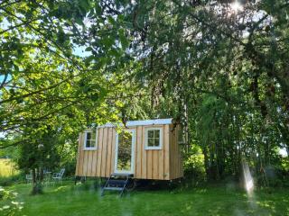 B&B Bauernhofferien auf Møn, Schäferwagen " DARK SKY" - Askeby - 9