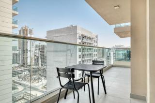 Blueground Dune Residency city view pool gym DXB-1316 - 6