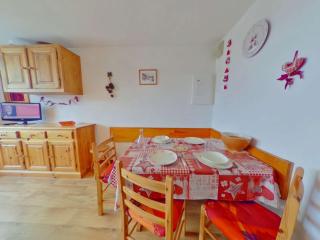Studio cabine 4 pers, balcon, centre Les Saisies - 2