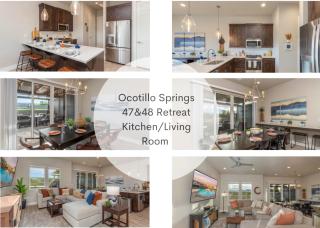 Ocotillo Springs Resort 47 and 48 Retreat Connected homes sleeps 31 guest Private Pool & Hot Tub - Santa Clara - 8