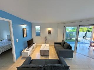 Le Saphir - Vue piscine, Terrasse, Destreland - Baie-Mahault - 9