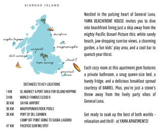 YAMA APARTMENTS - Private Beachfront - General Luna - 8