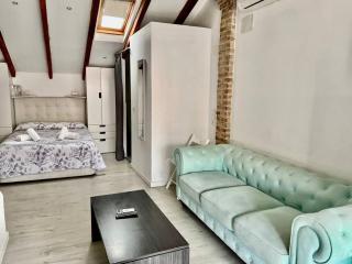 Estudio para parejas con terraza en la playa - 5