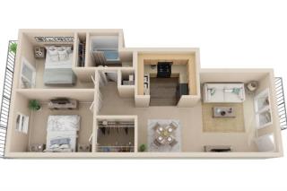 SoLa OASIS 2BR King Suite, Fully Stocked kitchen, Pool & Gym - 4