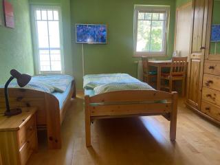 Ferienzimmer Oelhaf Zimmer in Grün Self Check-In mit Key-Tresore - 6