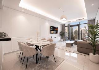 Bright High Floor Apartment in a 5 Star Hotel Resident Tower w Burj View and access to 64th Infinity Pool, Gym, Sauna, Spa, Restaurants, Bars and more - Dubái - 1
