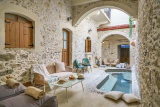 Villa Kamares, a 1912 stonebuilt unique estate with heated pool! - Panormos Rethymno - 9