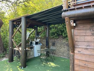 Les lucioles cabane chalet avec Jacuzzi privatif - Privas - 8