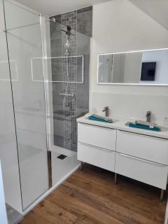 Chambre, salle de bain, toilette, salon privatif - 4