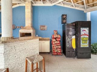 Maraka 11 50m da Praia 1 Suite AC Cozinha Privativa Piscina - Guarujá - 5
