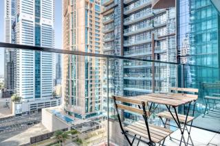 Blueground Marina Gate city view sauna gym DXB-1338 - 7