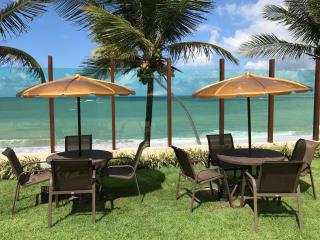 Flat Beira Mar com Varanda Gourmet - Praia de Tabatinga - Conde - 2