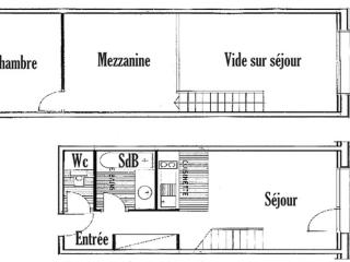Les Saisies - 2 pièces mezzanine pour 7 pers avec balcon sud - FR-1-293-10 - Les Saisies - 8