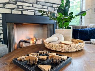 Ultimate Broken Bow Escape- Modern Cabin with Fireplace, Hot Tub & Shuffleboard - 4