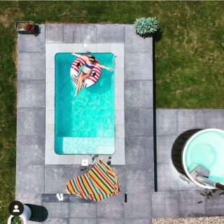 De Noteboom 6-persoons, verwarmd privé zwembad, hottub, overdekte lounge met haard, panorama sauna, sunshower, luxe, wifi - Lievelde - 8