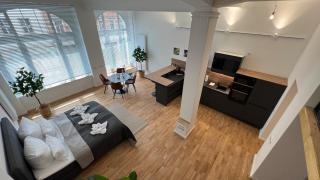 NEU! City-Loft-Apartment im Goethe Palais I 5P I Lift I Parkplatz I Zentrum I Helios - Aue - 6