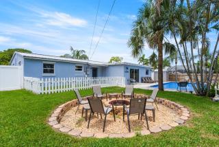 The Blue Bungalow - Fire Pit - Pool - Bbq - Jupiter - 1