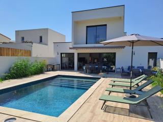 Chambre chez l'habitant dans Villa d'architecte avec Piscine chauffée - Marsillargues - 7
