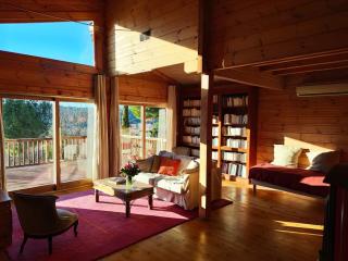 Les cigales magnifique maison en bois avec piscine - 9