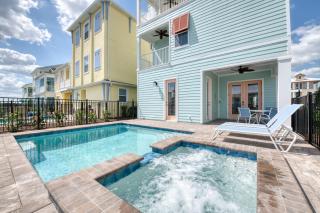 Tranquil Ocean Blue Cottage Near Disney With Private Pool Margaritaville Resort Island H20 Waterpark Access - 3000Ph - Orlando - 0