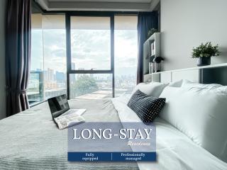 Stylish Riverview 1BR - Ultra Fast WiFi - Phrom Phong - Banguecoque - 0