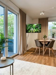 Zwei Apartments für bis zu 8 Personen zentral, modern, mit Terrasse & Balkon - Bielefeld - 6