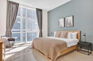 Blueground Duja Tower City View pool gym DXB-1106 - 3